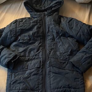 Nordstrom Kids Navy Blue Hooded Jacket